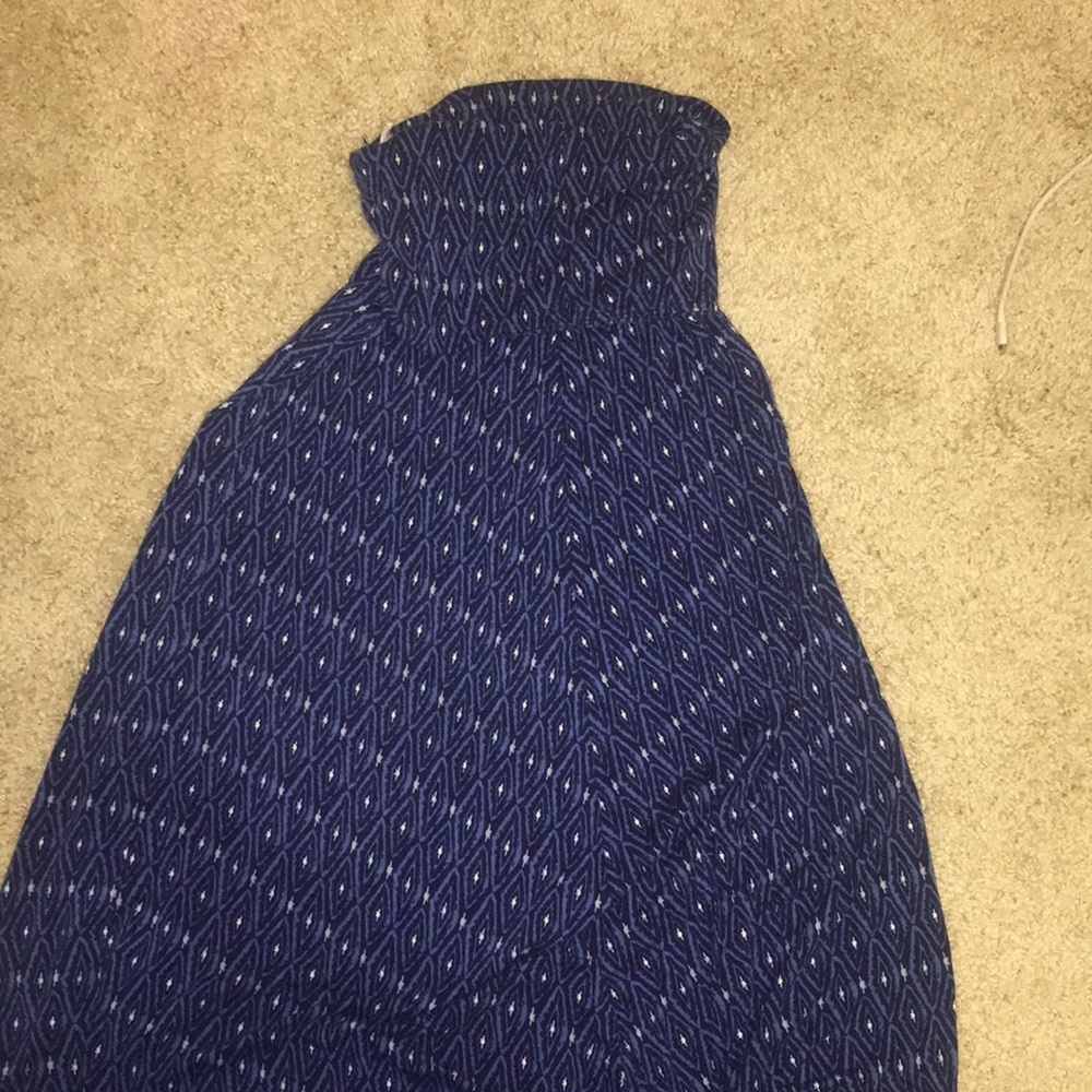 Strapless maxi dress